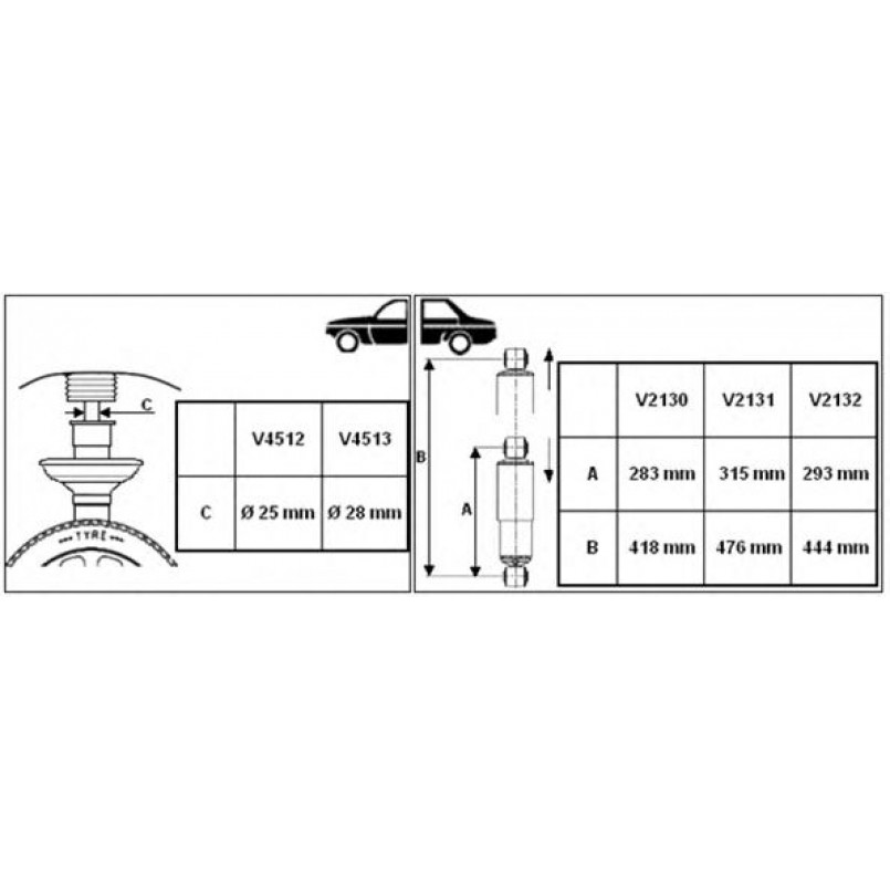 V4513 Monroe Амортизатор GAS передній — фото товара №4