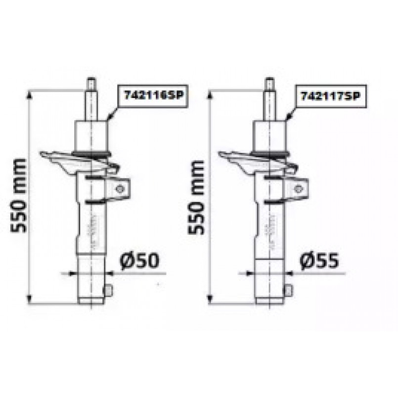 742116SP Monroe Амортизатор GAS передній лівий/правий — фото товара №4