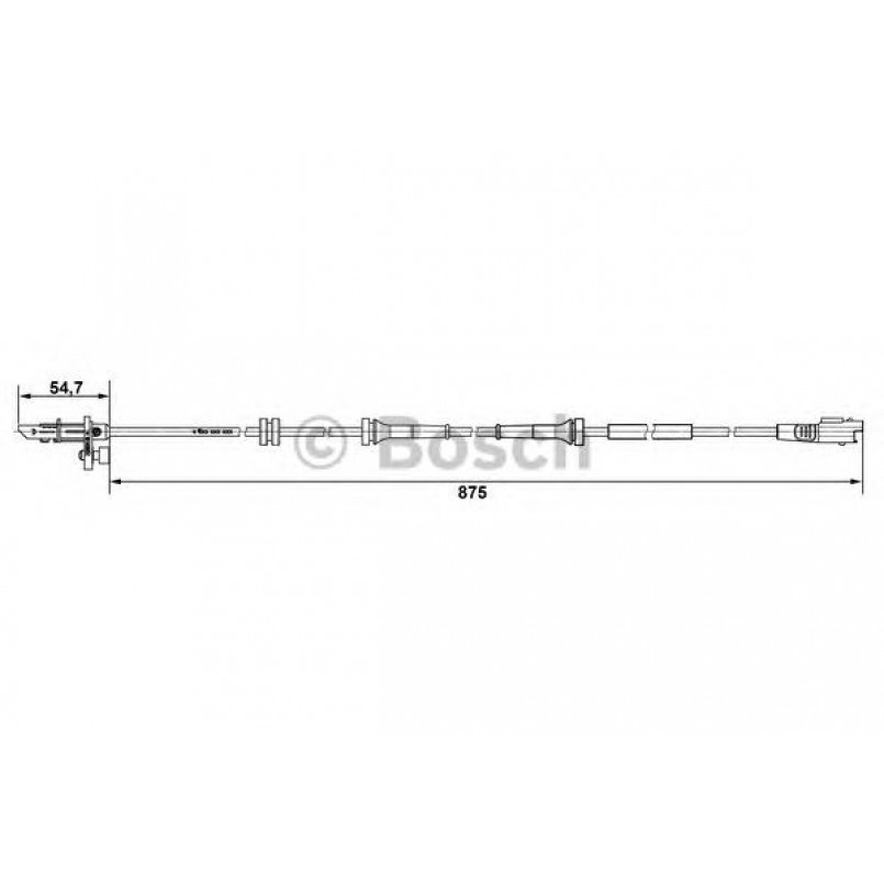 0265007790 BOSCH ДАТЧИК ABS DF11 — фото товара №1