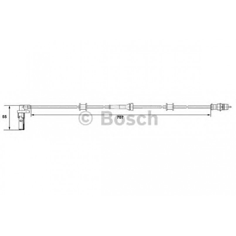 0265007532 BOSCH ДАТЧИК ЧАСТОТИ ОБЕРТАННЯ WS7532 — фото товара