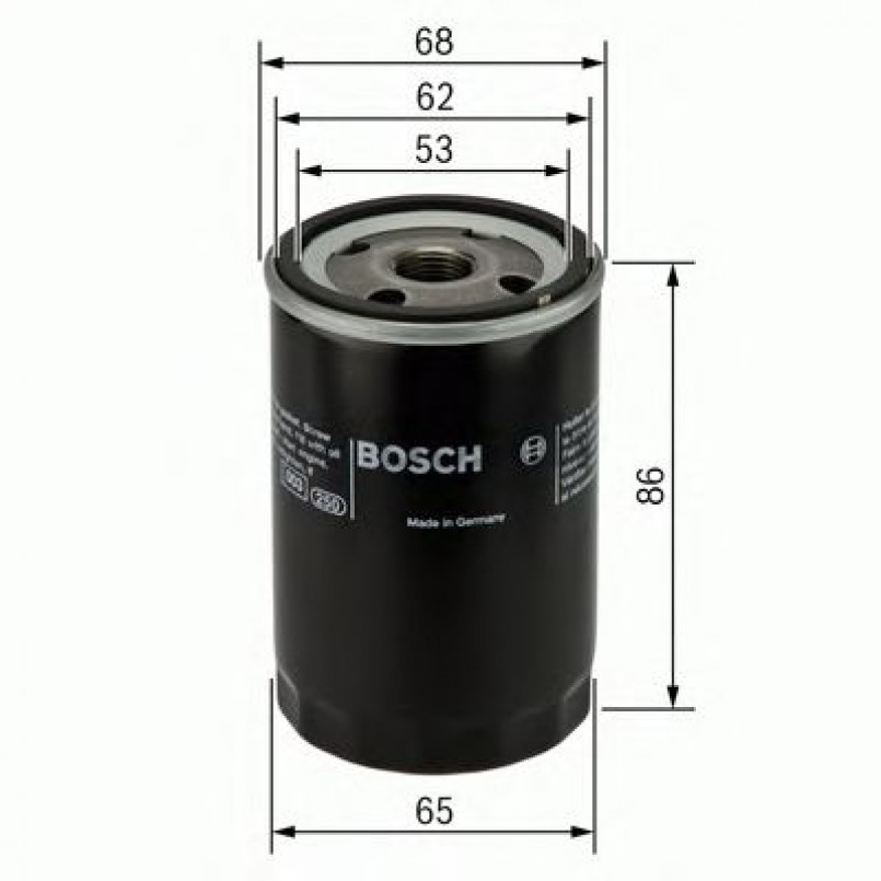 0451103276 BOSCH Фільтр оливи P3276 — фото товара №1