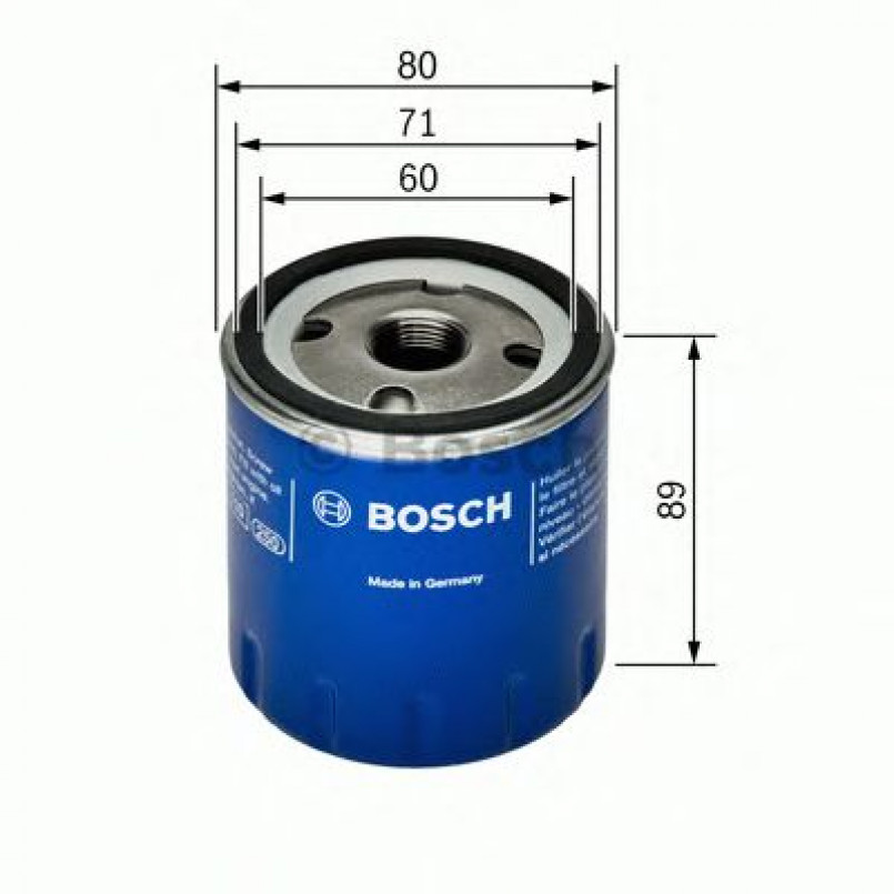 0451103299 BOSCH Фільтр оливи P3299 — фото товара