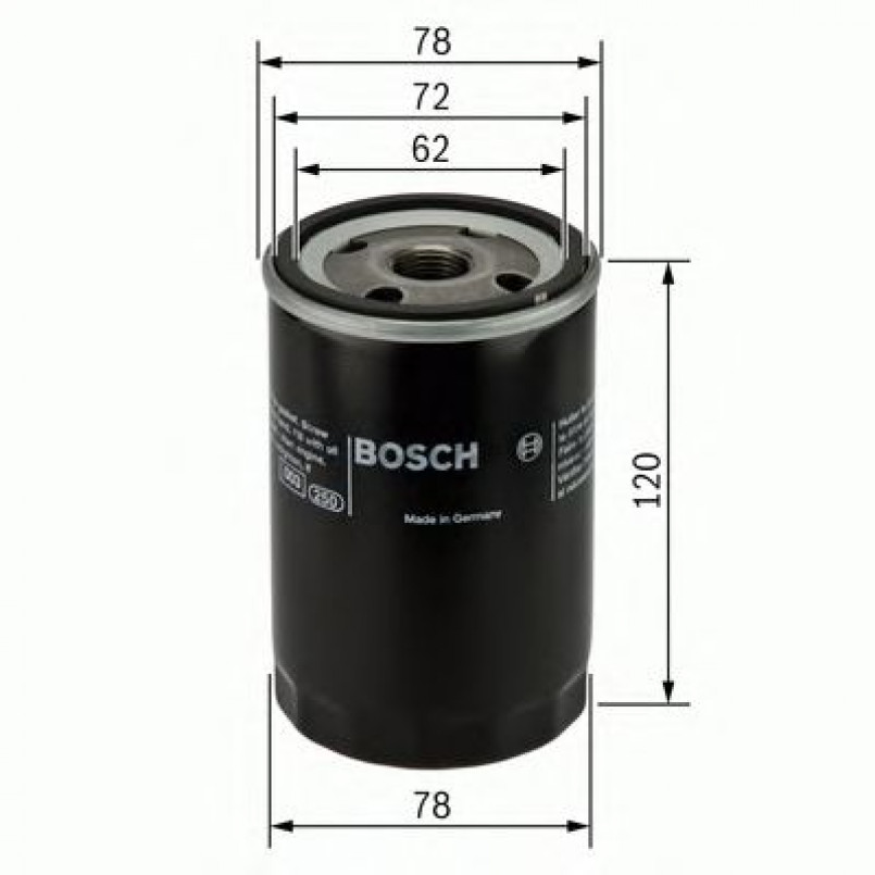 0451103369 BOSCH Фільтр оливи P3369 — фото товара