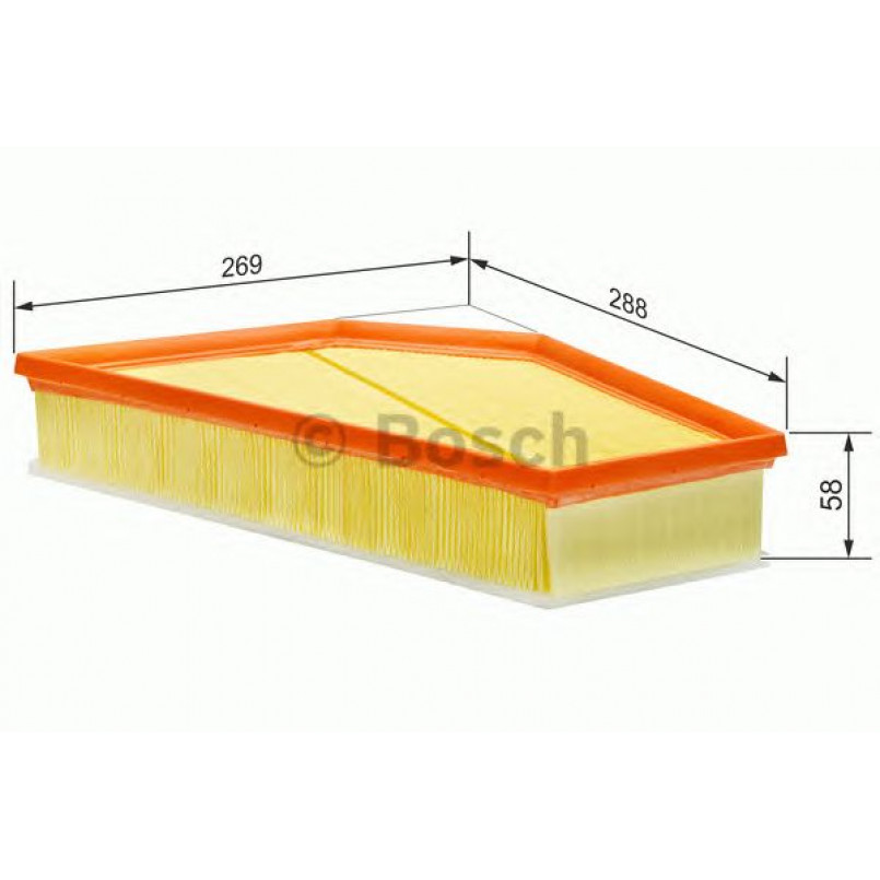 F026400255 BOSCH Фільтр повітря S0255 — фото товара