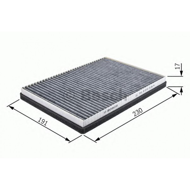 1987432066 BOSCH Фільтр салону M2066 — фото товара