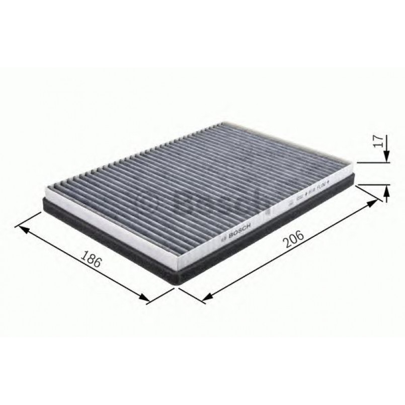 1987432084 BOSCH Фільтр салону M2084 — фото товара №1