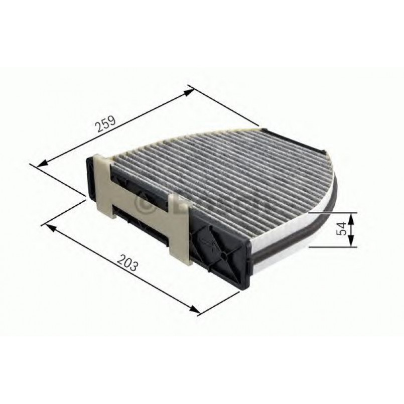 1987432301 BOSCH Фільтр салону R2301 — фото товара №1