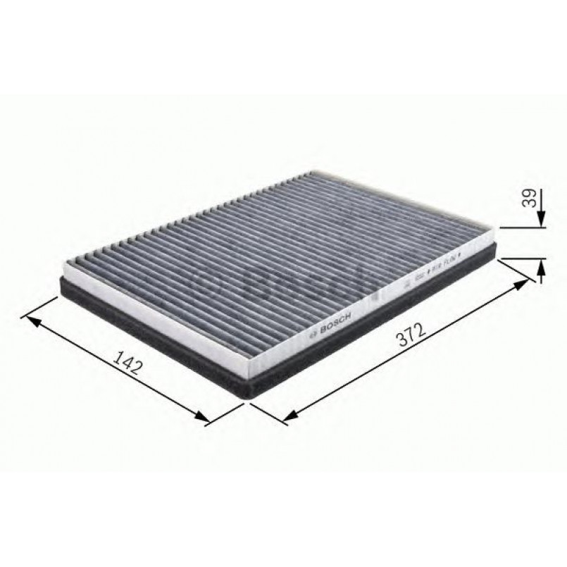1987432400 BOSCH Фільтр салону R2400 — фото товара
