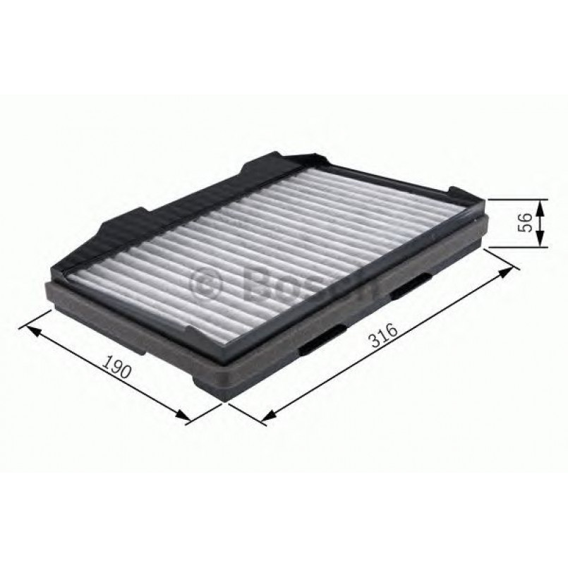 1987432401 BOSCH Фільтр салону R2401 — фото товара