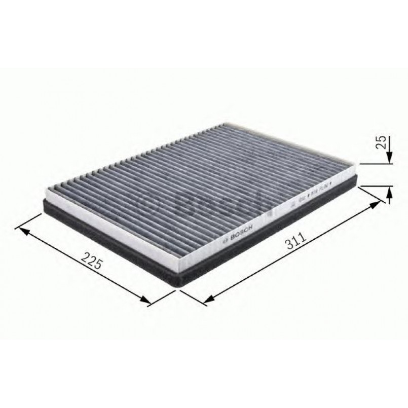 1987432152 BOSCH Фільтр салону M2152 — фото товара