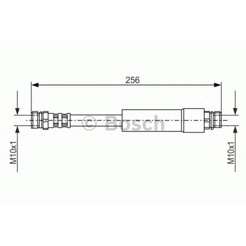 1987476284 BOSCH Гальмівний шланг — фото товара