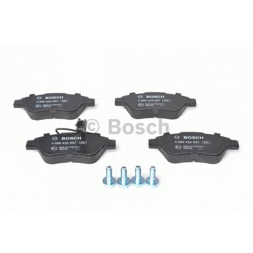 0986424597 BOSCH Гальмівні колодки до дисків BP339 — фото товара №2