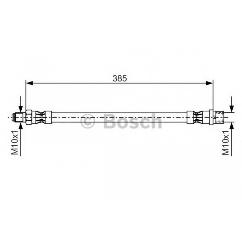 1987476439 BOSCH Гальмівний шланг — фото товара
