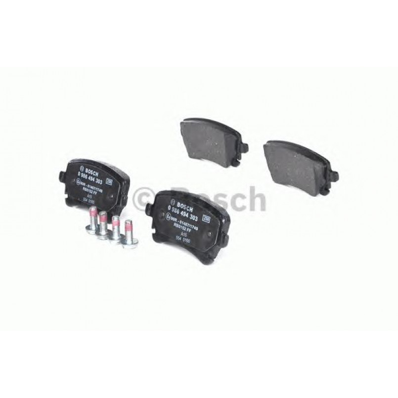 0986494303 BOSCH Гальмівні колодки до дисків BP1235 — фото товара №3