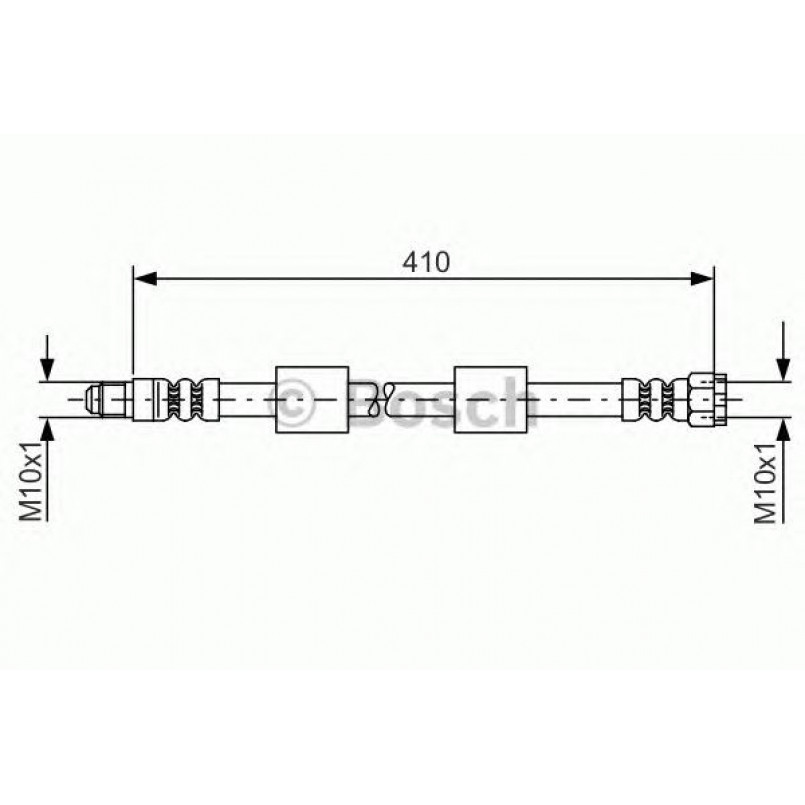1987476650 BOSCH Гальмівний шланг — фото товара