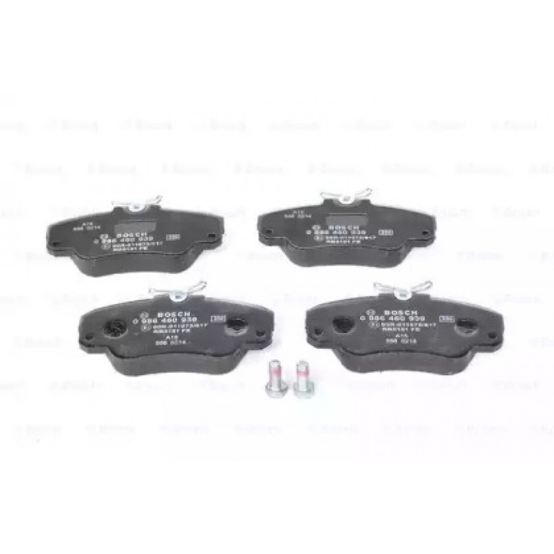 0986460939 BOSCH Гальмівні колодки до дисків BP509 — фото товара №3