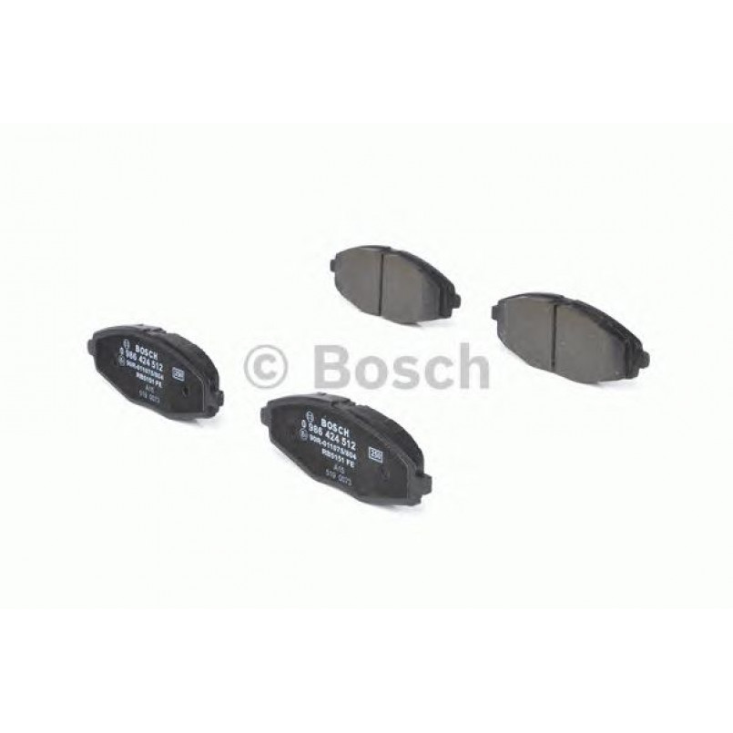 0986424512 BOSCH Гальмівні колодки до дисків BP270 — фото товара №5