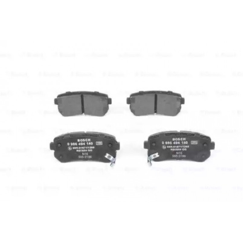 0986494140 BOSCH Гальмівні колодки до дисків — фото товара №4
