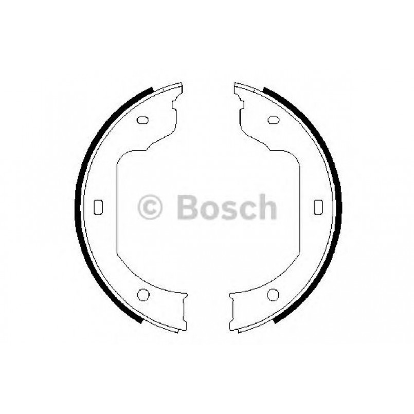 0986487625 BOSCH Гальмівні колодки до барабанів (HB) BS860 — фото товара №1