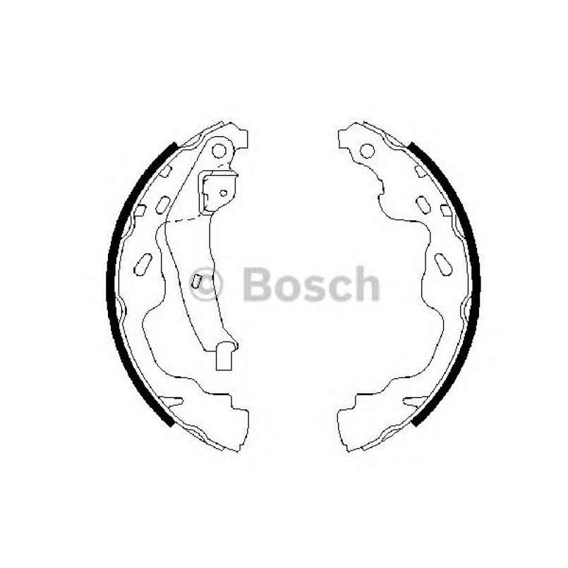 0986487665 BOSCH Гальмівні колодки до барабанів BS943 — фото товара
