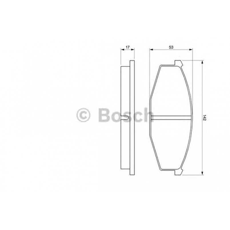 0986468630 BOSCH Гальмівні колодки до дисків BP730 — фото товара №1