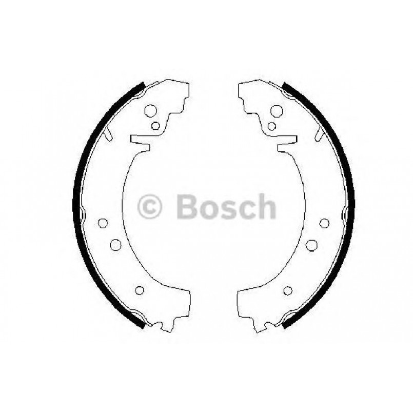 0986487217 BOSCH Гальмівні колодки до барабанів BS482 — фото товара