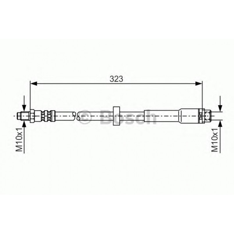 1987476293 BOSCH Гальмівний шланг — фото товара