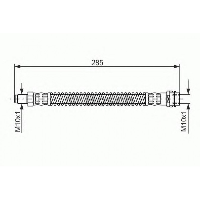 1987476841 BOSCH Гальмівний шланг — фото товара