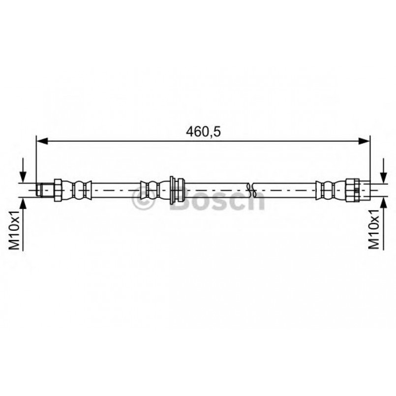 1987481598 BOSCH Гальмівний шланг — фото товара