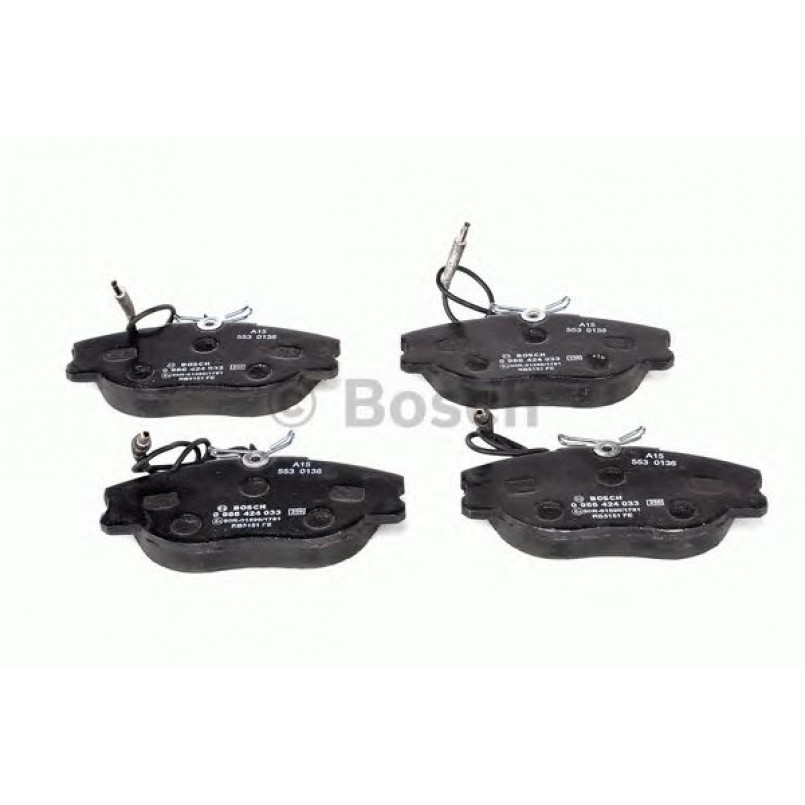 0986424033 BOSCH Гальмівні колодки до дисків BP016 — фото товара №1