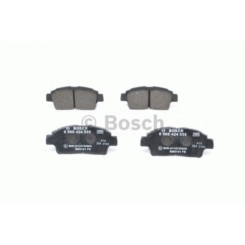 0986424535 BOSCH Гальмівні колодки до дисків BP288 — фото товара №3