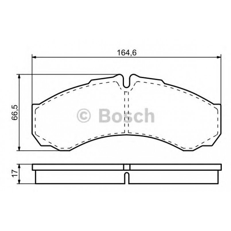 0986424833 BOSCH Гальмівні колодки до дисків BP972 — фото товара №1