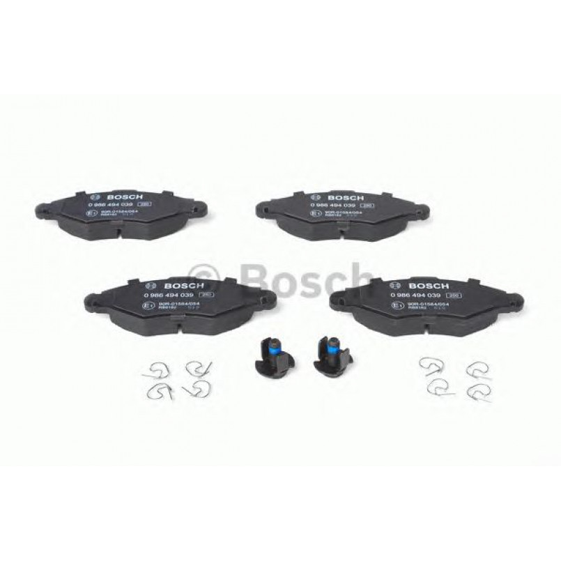 0986494039 BOSCH Гальмівні колодки до дисків BP376 — фото товара №1
