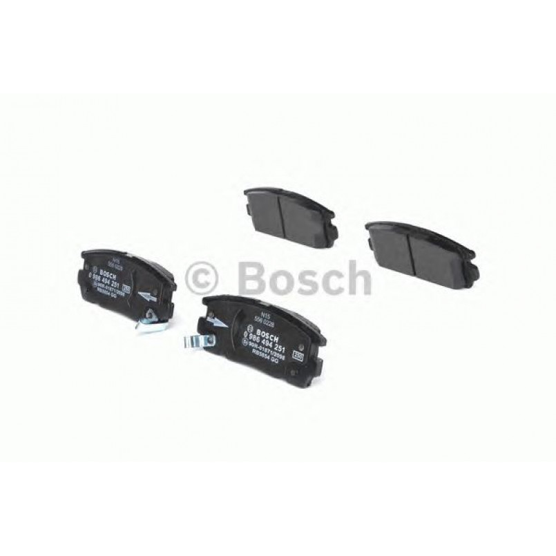 0986494251 BOSCH Гальмівні колодки до дисків BP1123 — фото товара №5