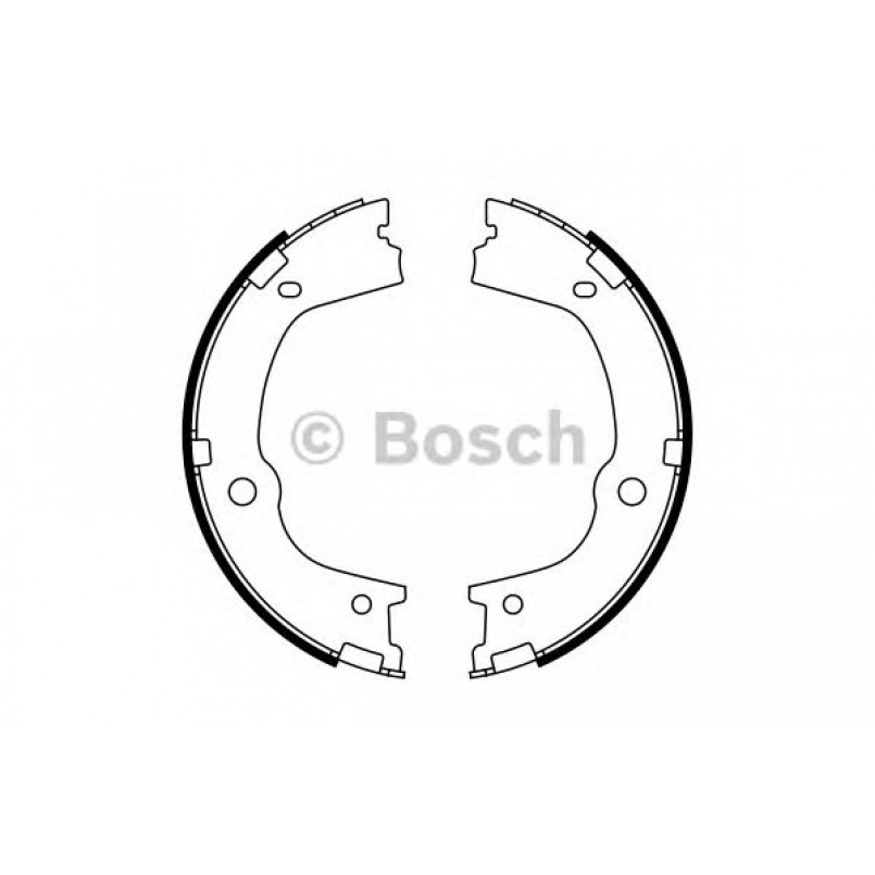 0986487776 BOSCH Гальмівні колодки до барабанів (HB) BS996 — фото товара