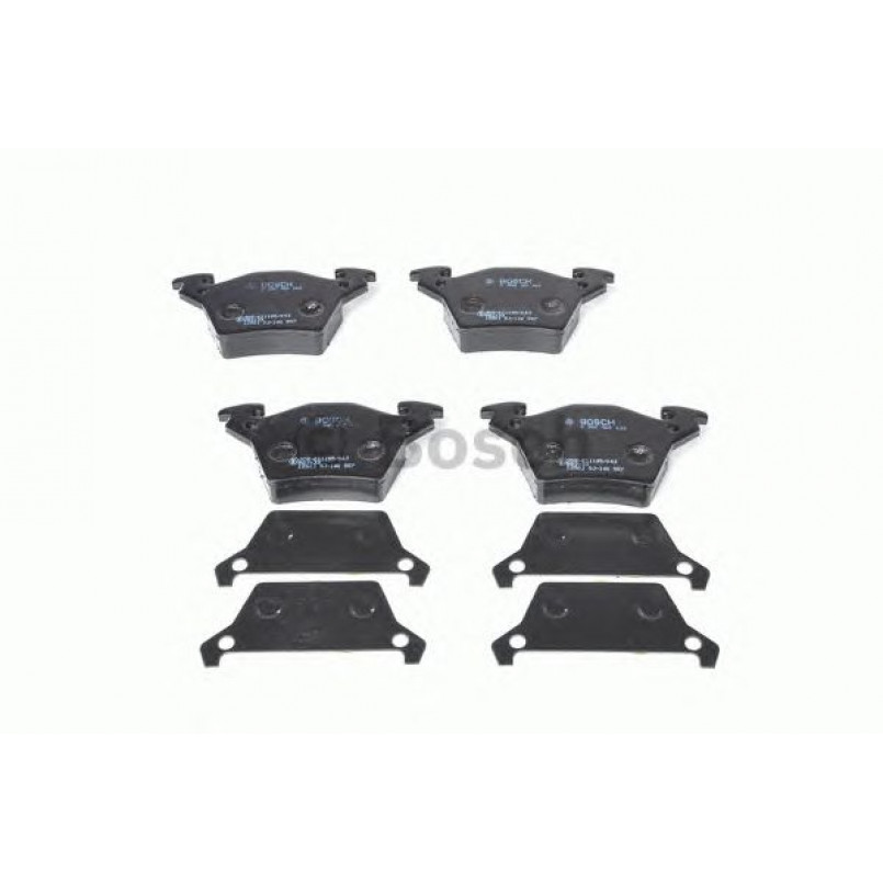 0986460002 BOSCH Гальмівні колодки до дисків BP489 — фото товара №1