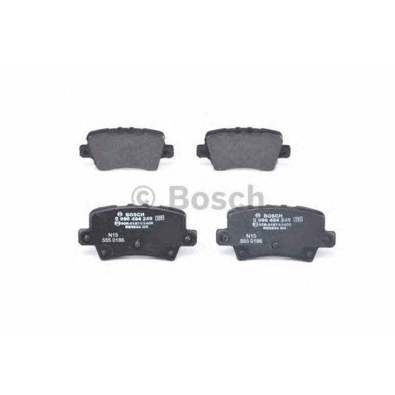 0986494249 BOSCH Гальмівні колодки до дисків — фото товара №3