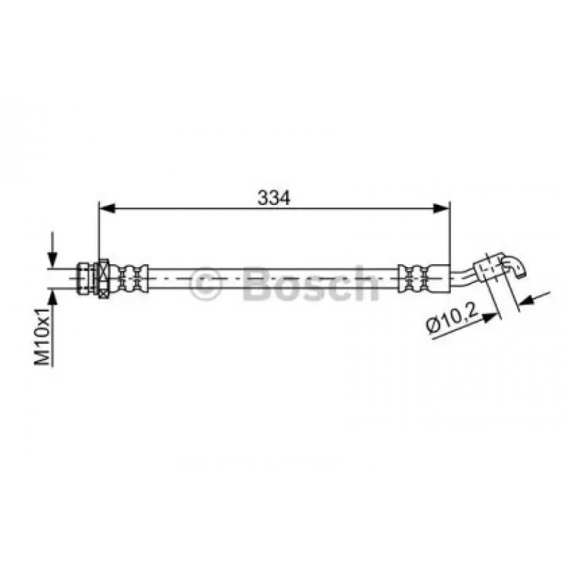 1987481892 BOSCH Гальмівний шланг — фото товара