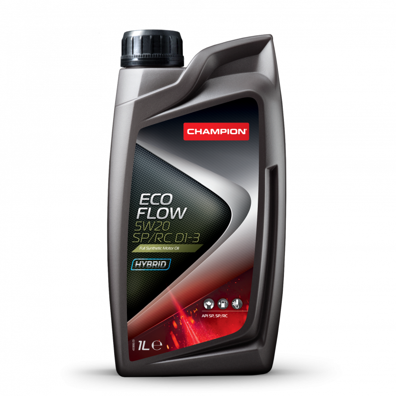CHAMPION ECO FLOW 5W20 SP/RC D1-3 1L(х12) — фото товара CHAMPION ECO FLOW 5W20 SP/RC D1-3 1L(х12) — фото товара