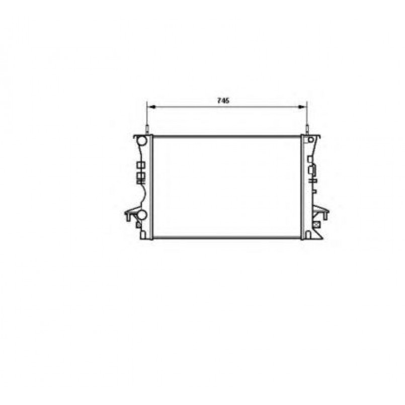 58318 NRF Радіатор охолодження — фото товара №5