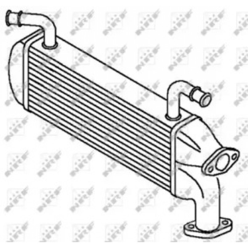 48218 NRF Радіатор відпрацьованих газів — фото товара №1