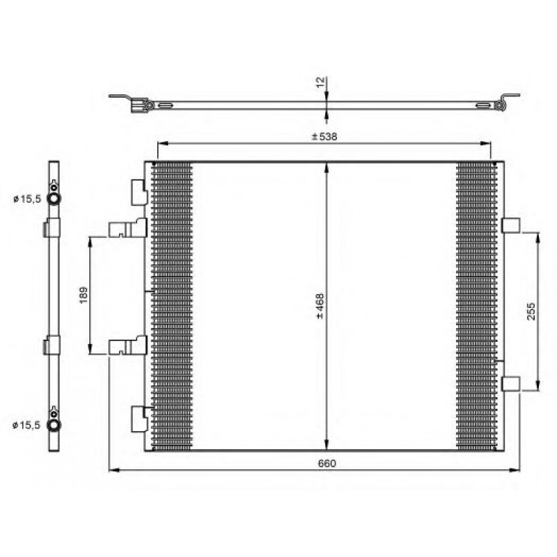 35960 NRF Радіатор кондиціонера — фото товара №1
