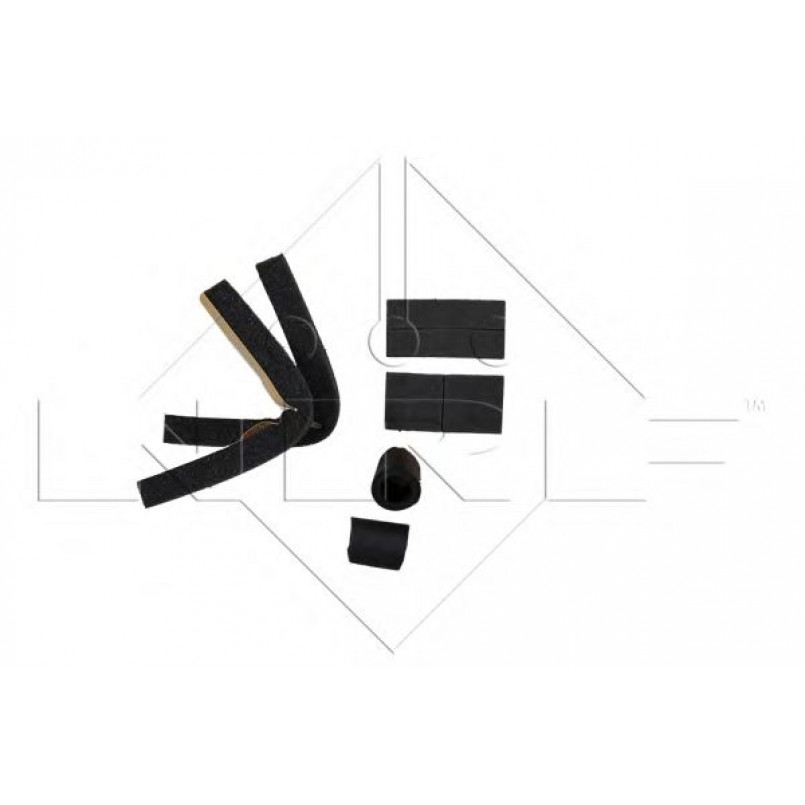 58147 NRF Радіатор пічки Opel Vectra A/Astra F 88- — фото товара №3