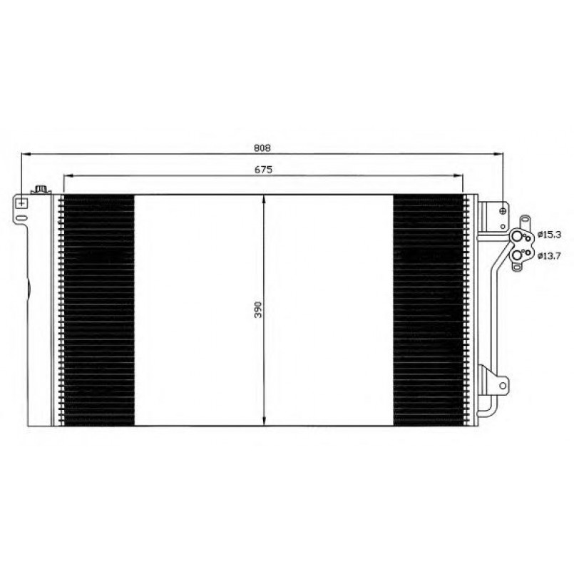 35622 NRF Радіатор кондиціонера — фото товара
