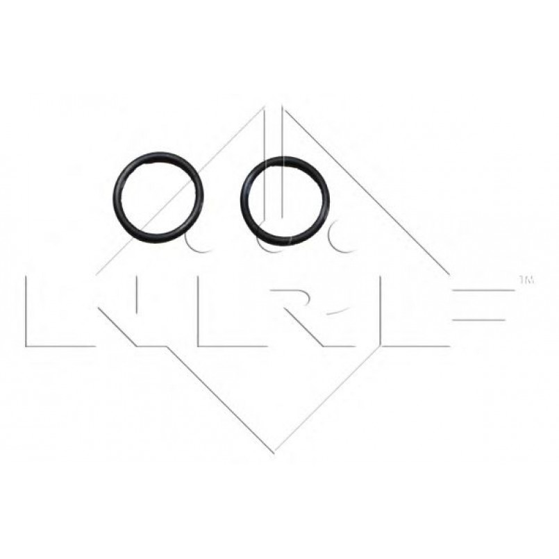 53444 NRF Радіатор охолодження — фото товара №6