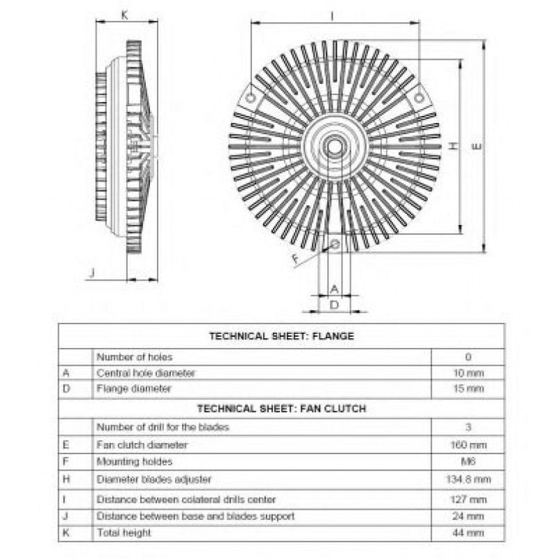 49538 NRF Муфта вентилятора — фото товара №5