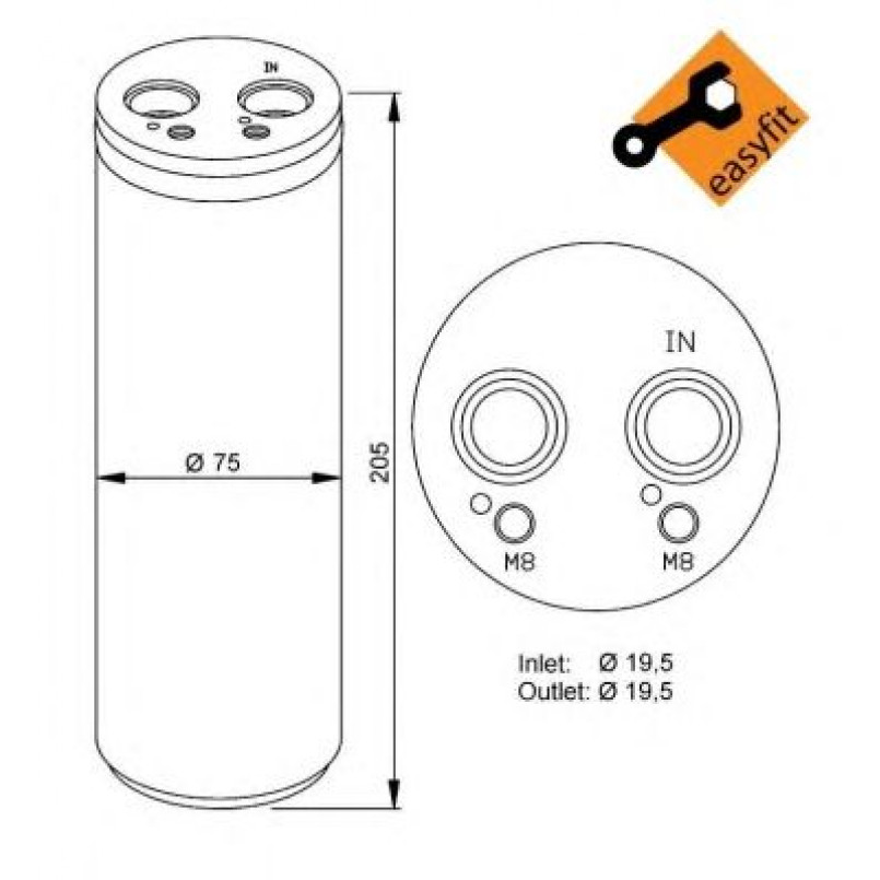 33204 NRF Осушувач кондиціонера — фото товара №1