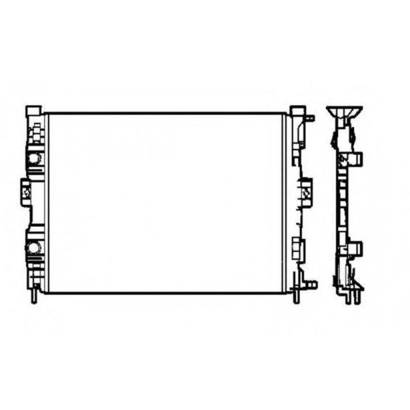 58328 NRF Радіатор охолодження — фото товара №3