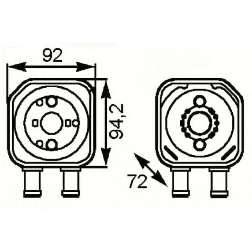 31179 NRF Радіатор оливний VW Golf IV 1.9TDI (теплообмінник) — фото товара №1