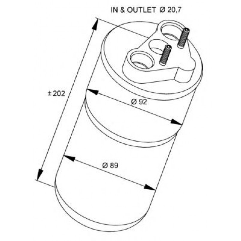 33318 NRF Осушувач кондиціонера — фото товара